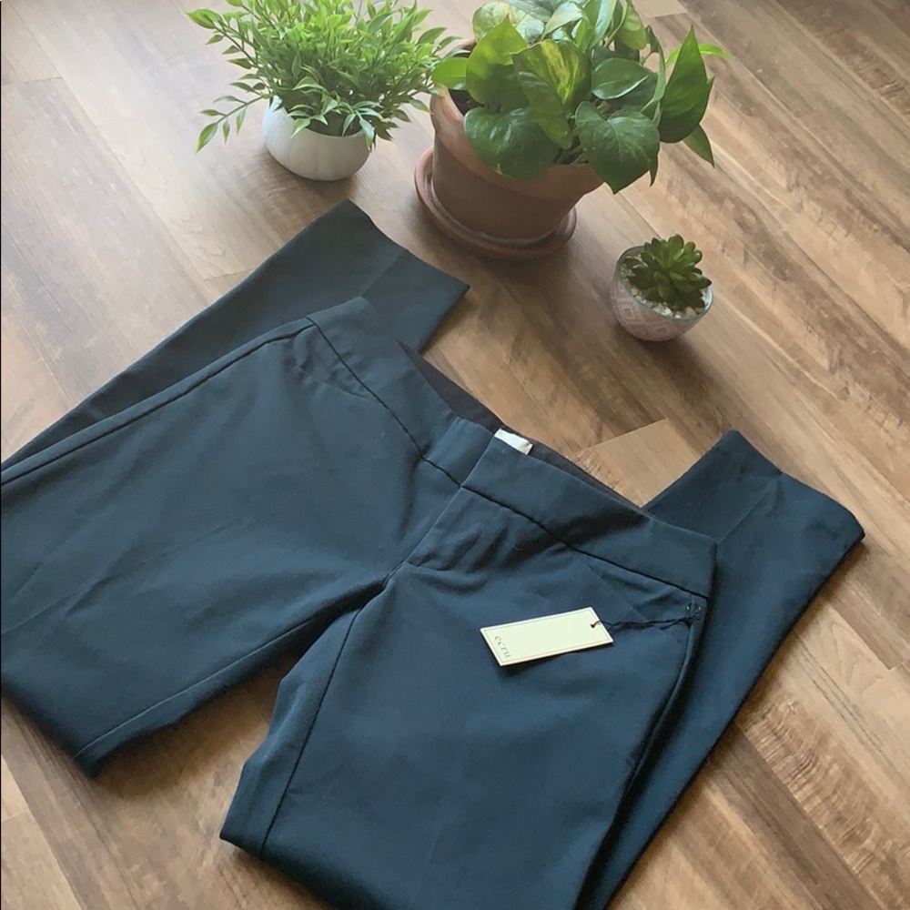 Ecru Skinny Beck Pant Petrol Blue Size 0